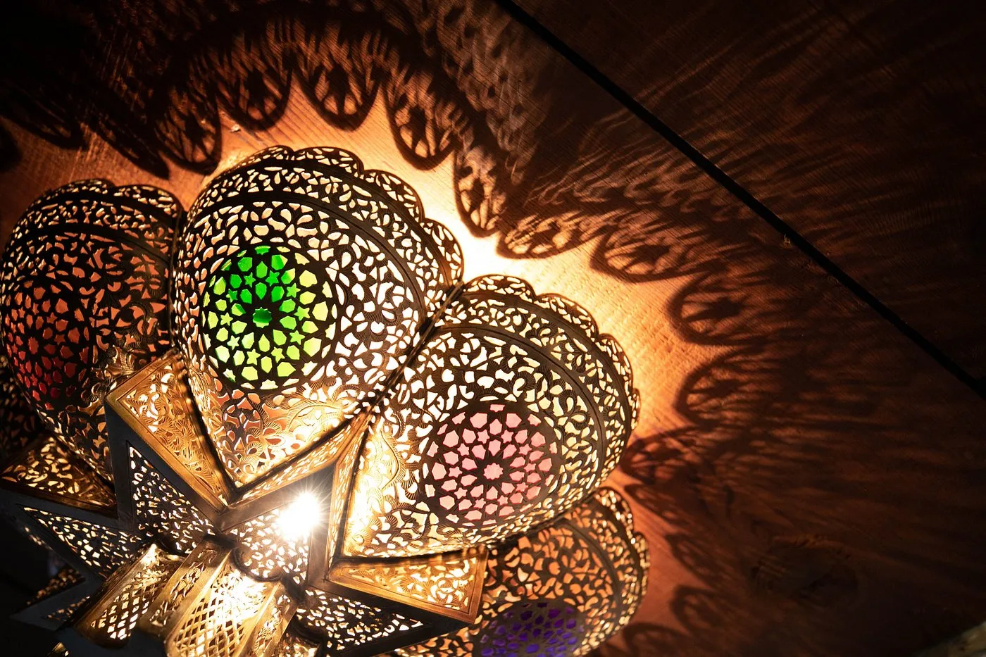 Détail artisanal du riad